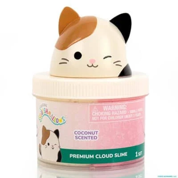 Squishmallows Cam The Calico Cat Premium Cloud Slime
