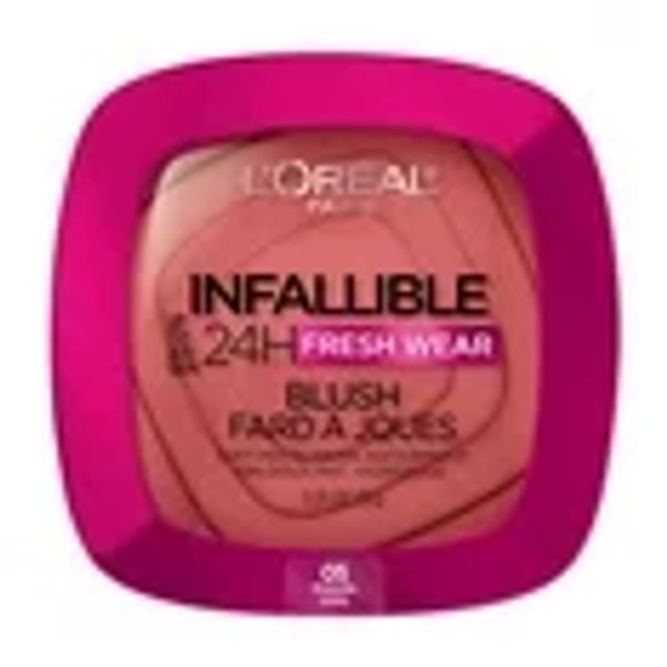 L'Oréal Paris Infallible 24H Freshwear Blush, Waterproof Soft Matte Finish, 9g, Longwear Soft Matte Blush