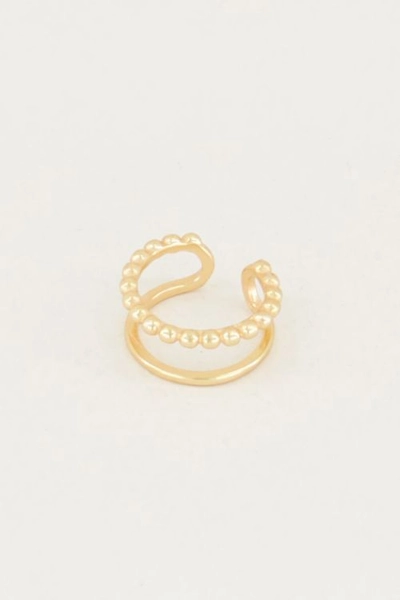 Ear cuff dubbele ring | My Jewellery