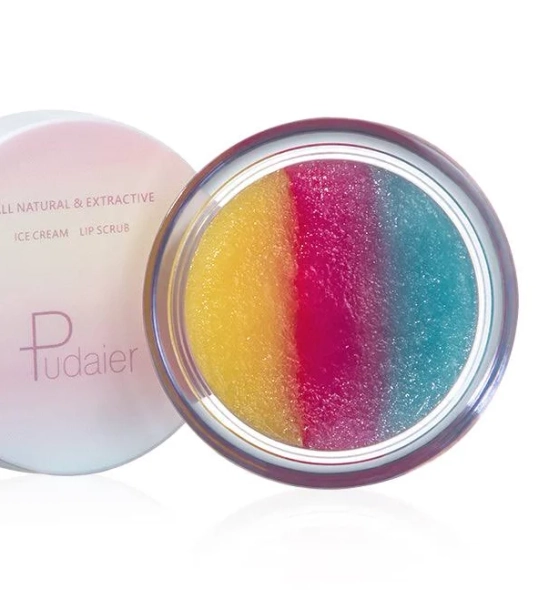 Pudaier New Rainbow Lip Treatment Scrub