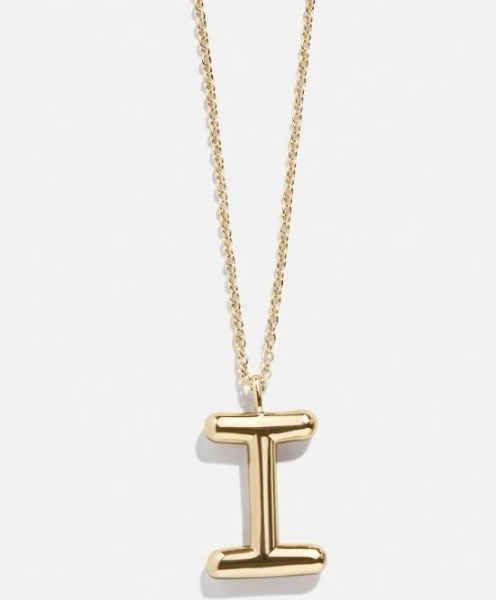 BaubleBar Bubble Initial Necklace