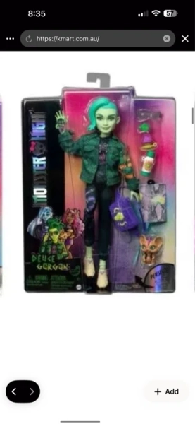 Monster High Doll Playset - Assorted