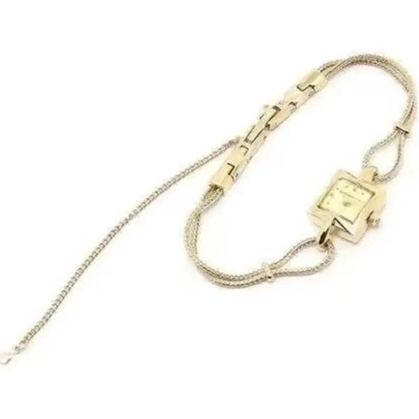 24K Gold Plated Quartz Brass Watch