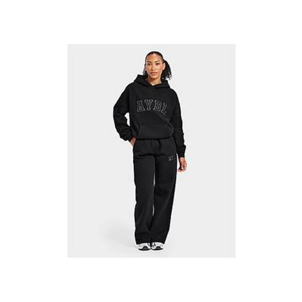 AYBL Varsity Applique Hoodie - Black - Womens