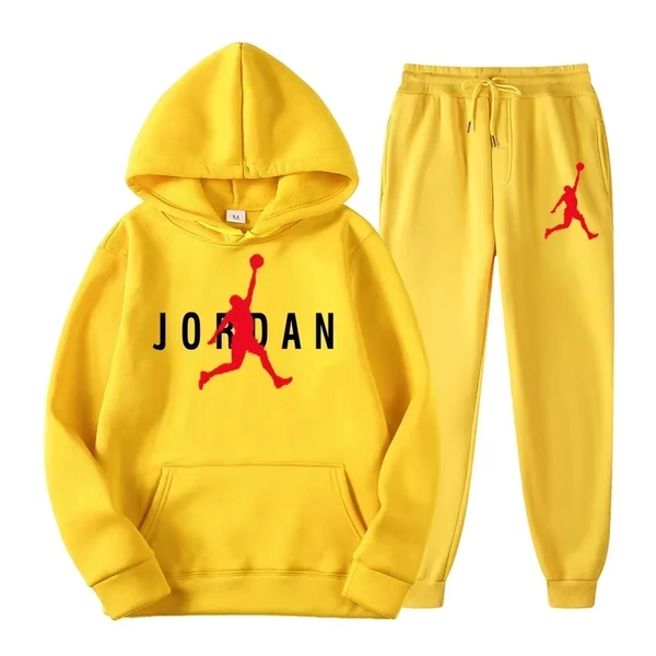 autumn and winter new brand print set, hooded shirt+pants two-piece set, fashionable casual sportswear - AliExpress 200000343