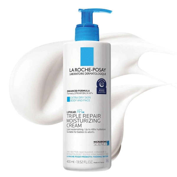 La Roche-Posay Body Moisturizer, Lipikar AP+M Triple Repair for Dry Skin with Niacinamide, 6.76 Ounces, 13.5 Ounces