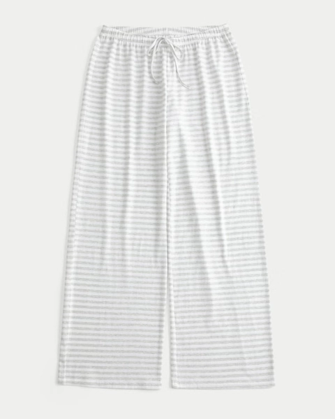 Knit Pull-On Wide-Leg Pants