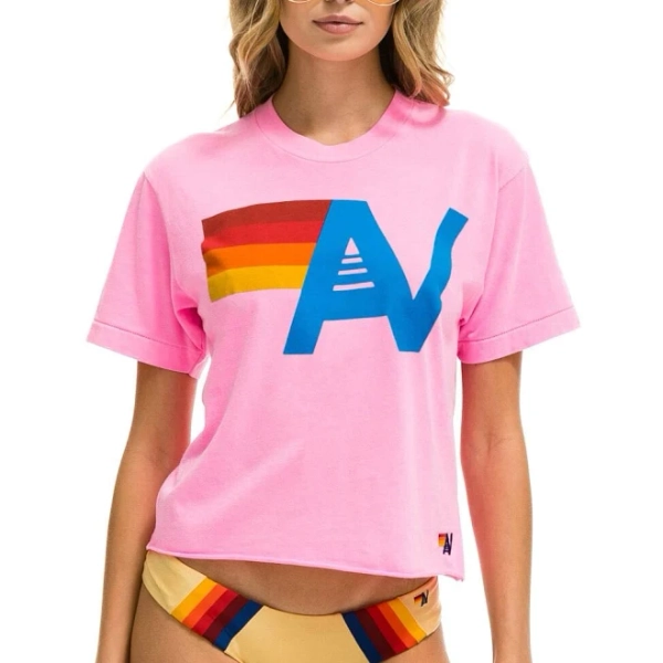 Aviator Nation Women's Logo Boyfriend Tee
