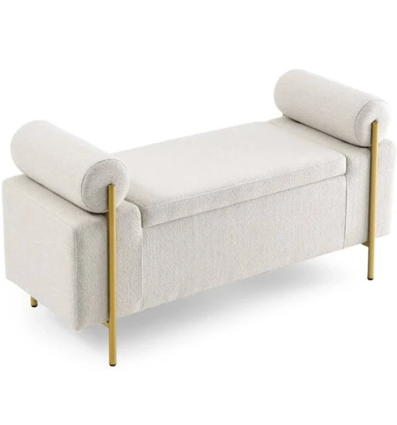 Latitude Run Upholstered Storage Bench