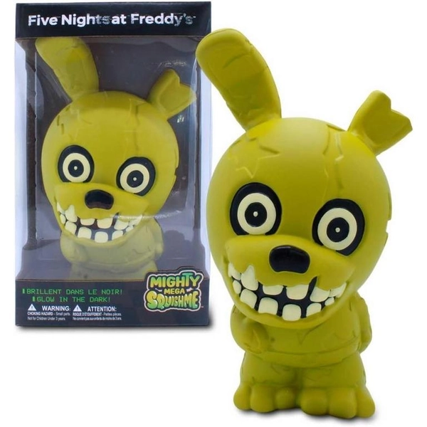 Just Toys Five Nights at Freddy's Mighty Mega Squishme Glow in the Dark Springtrap