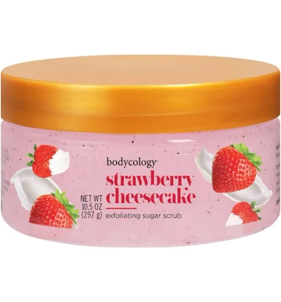 Bodycology Strawberry Cheesecake Exfoliating Sugar Scrub
