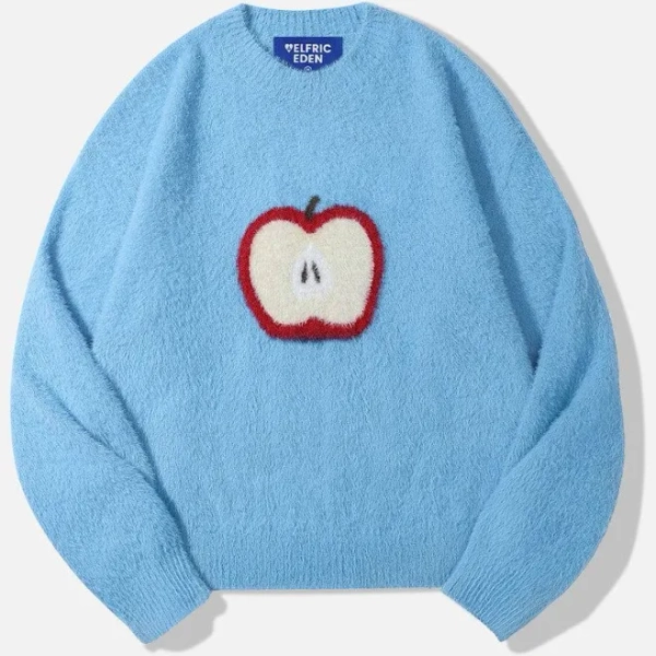 Aelfric Eden Apple Graphic Cropped Sweater