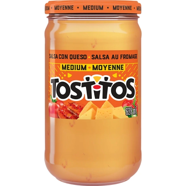 Tostitos Salsa con Queso, 628 ml.