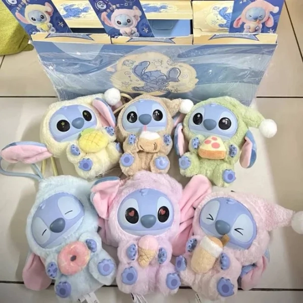 Stitch Eat Some Thing Before Sleep Series Vinyl Blind Box Bag