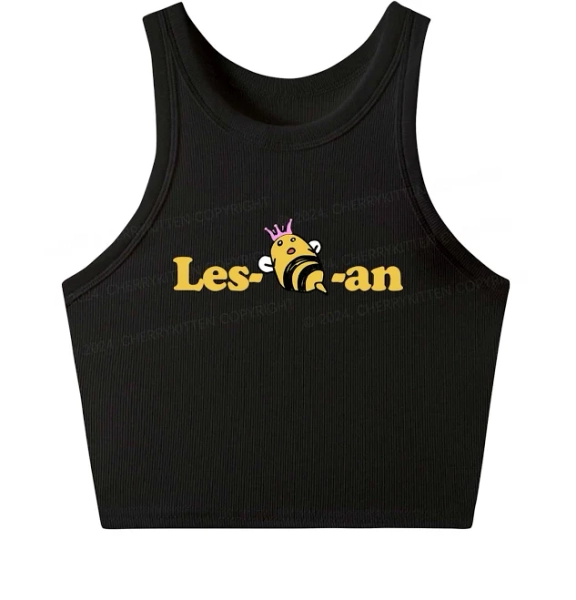 Lesbeean Y2k Crop Tank Top