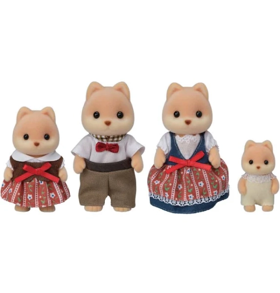 Sylvanian Families Caramel Dog Family FS-35
