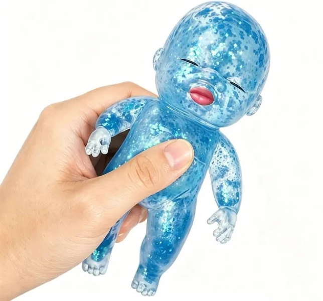 Jumbo Baby Squishy Stress Relief Toy, Slow Rising Stress Relief Fidget for Kids and Adults , Super Soft Stretchy Sensory Squeeze Toy ,fidget toy