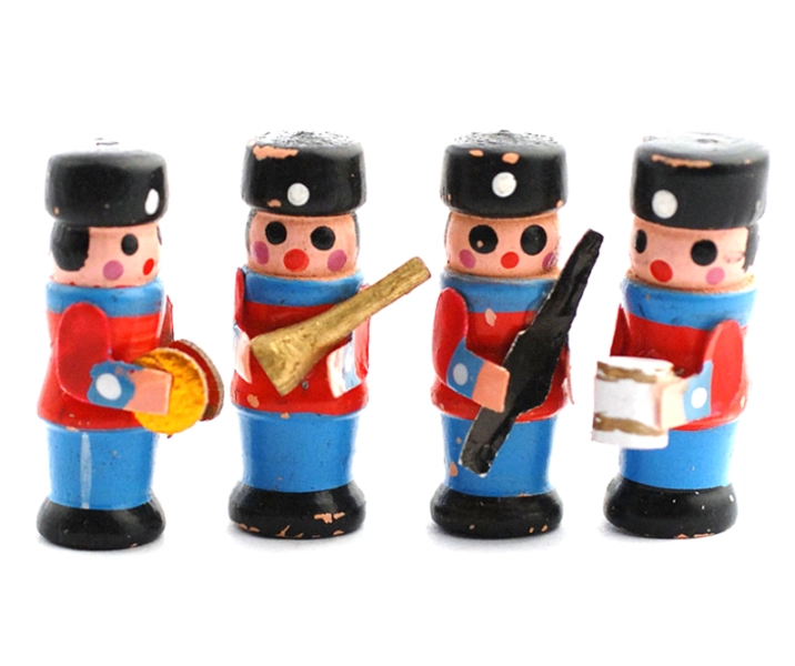 Toy Soldiers Pack of 4 for 12th Scale Dolls House