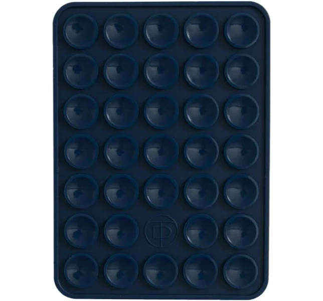 GripPad Double-Sided Silicone Phone Grip & Suction Mount | The Dairy Dark Navy
