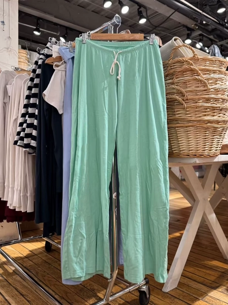 Mint Green Drawstring Sweatpants Women Summer Low Waist Cotton Straight Trousers Casual Simple All-match Sport Long Pant New - AliExpress 200000345