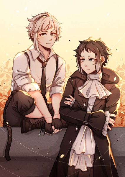 BSD, Bungou Stray Dogs, Shin Soukoku, Akutagawa Ryunosuke/Atsushi Nakajima Print