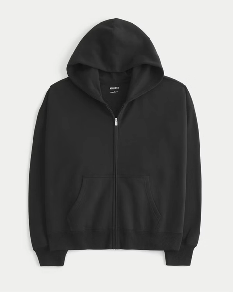 Hollister Feel Good Easy Zip-Up Hoodie
