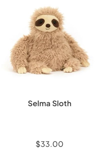 Selma sloth