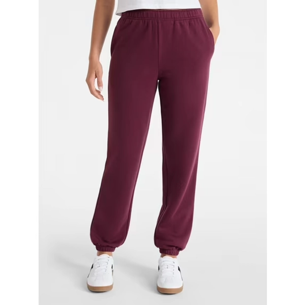 No Boundaries Soft Fleece Joggers, 29'' Inseam, Women's XXS-4X