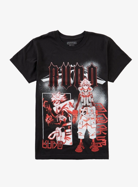 Gachiakuta Rudo Red Metal T-Shirt