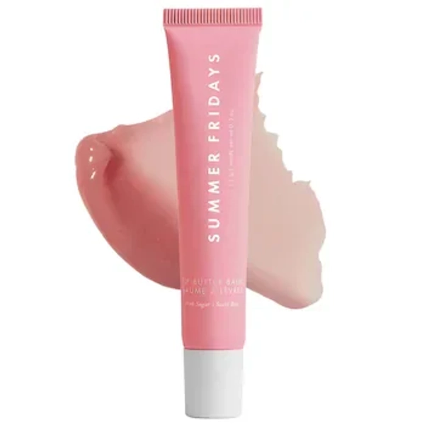 Lip Butter Balm Treatment for Hydration + Nourishing Shine - Pink Guava