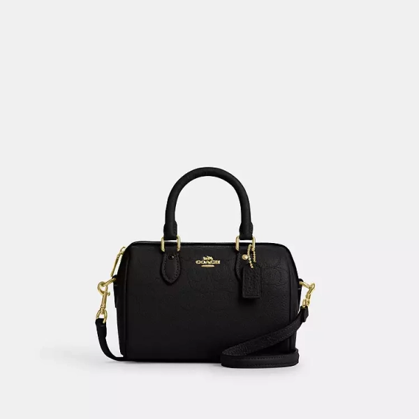Mini Rowan Crossbody Bag In Signature Leather