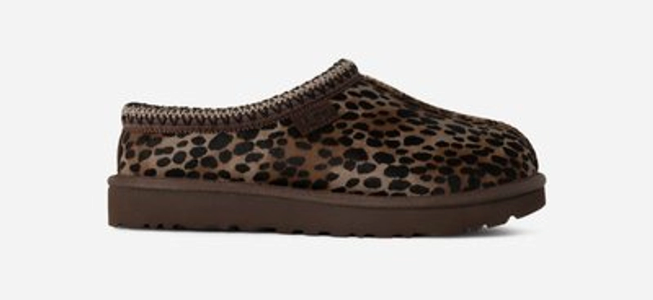 UGG® Tasman Caspian in Brown, Size 3, Recycled Materials/Suede/Cow Hair