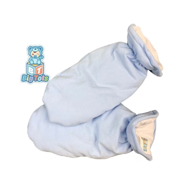 Adult baby ABDL baby blue padded mittens ddlg age play