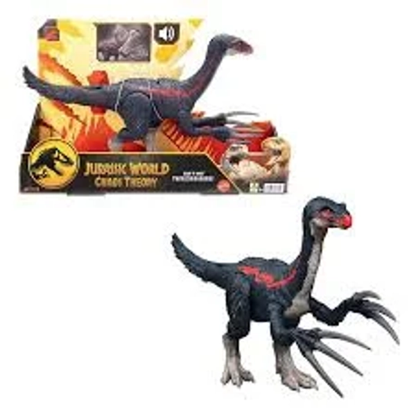 Mattel Jurassic World Attack & Sound Chaos Theory Slash 'N Roar Therizinosaurus Dinosaur Figure
