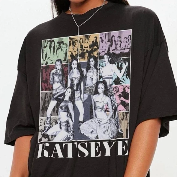 Gnarly Katseye Retro Graphic T-Shirt