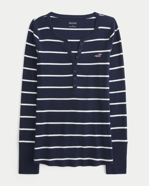 Long-Sleeve Icon Henley
