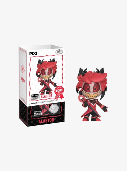 Thrilljoy Hazbin Hotel Pix! Alastor Collectible Figure Hot Topic Exclusive