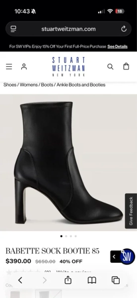 Babette Sock Bootie 85