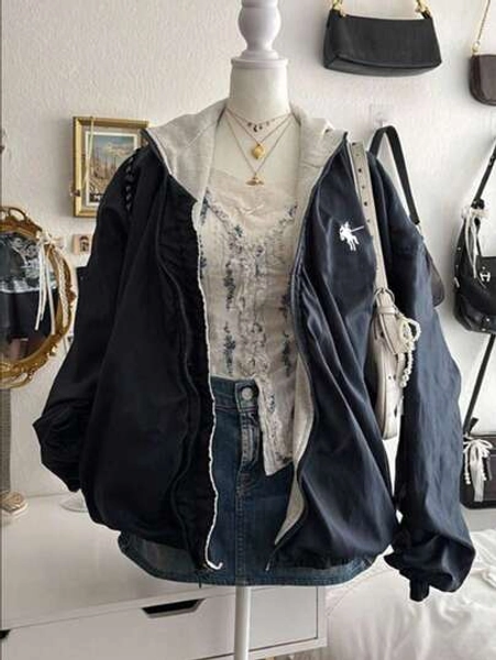 Lalippa Women's Zipper Hooded Long Sleeve Casual Versatile Fashion Regular Jacket