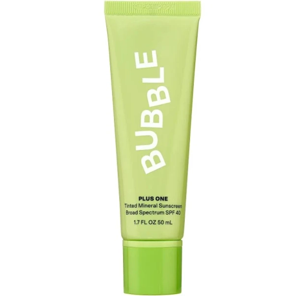 Bubble Plus One Tinted Daily Mineral Sunscreen Broad Spectrum SPF 40