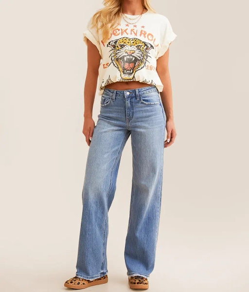 24 Astonishing Olivia High Rise Wide Leg Stretch Jean