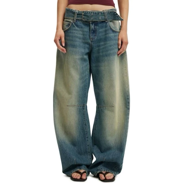 Cotton On Women's Low Barrel Jeans