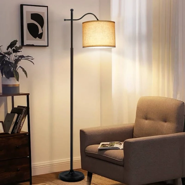 Winston Porter Mildreth 67'' Dimmable Arched/Arc Floor Lamp with Remote Control