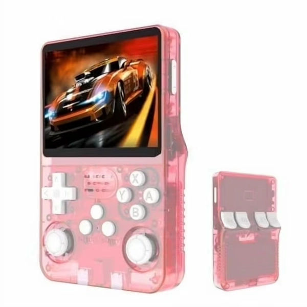R36s Handheld Game Machine Retro Arcade Pink
