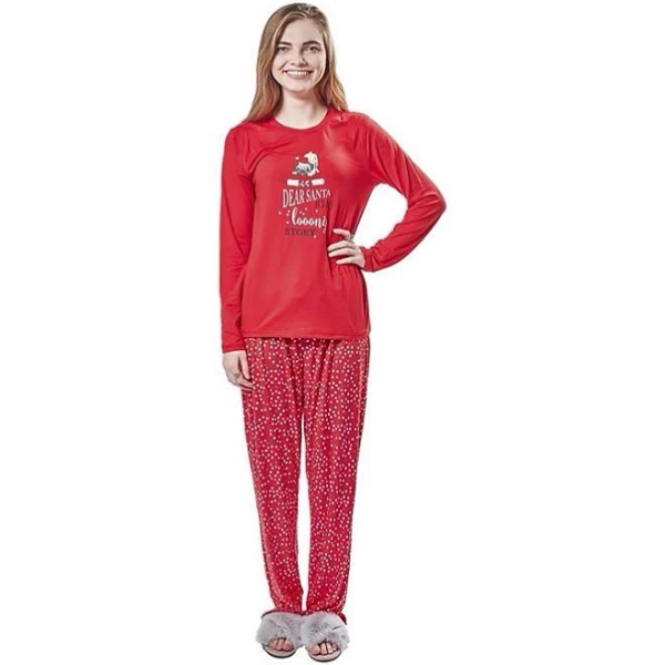 2 Piece Women's It's A Long Story Christmas Pajama Set