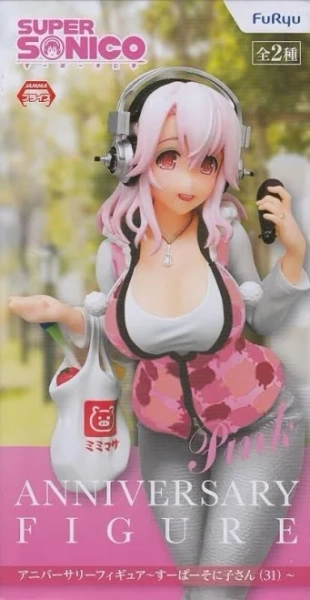 Sonico Anniversary Figure 31 years old Pink Ver Super Sonico FuRyu Japan
