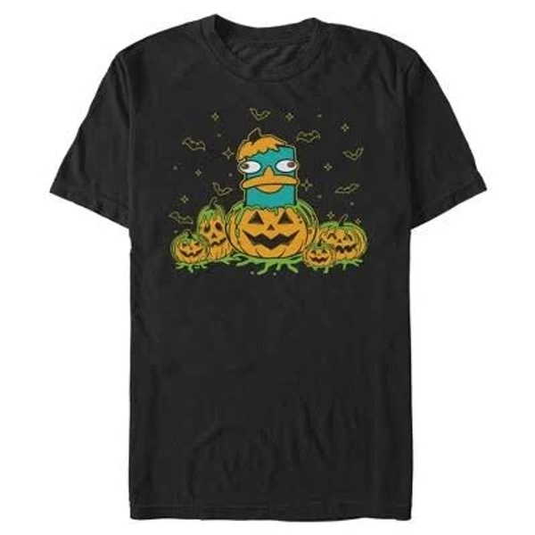 Phineas and Ferb Perry The Platypus Pumpkin Graphic T-Shirt