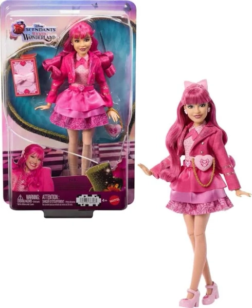 Disney Descendants Wicked Wonderland Doll Pink Sister of Red & Daughter of Queen of Hearts