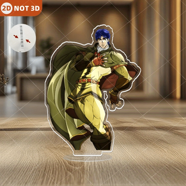 2D Flat, 2D Flat Anime-Style Acrylic Standee, Hero-Themed, Dynamic Pose, Suitable for Desk Display, Festive Gift Choice, Excellent for Daily Decoration, Deep Background, Ideal for Anime Festival Displays, Unique Character Design, High Ornamental