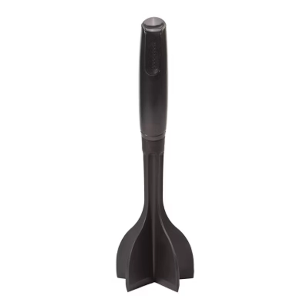 GoodCook Ready Ground Meat Chopper: Plastic Masher, Dishwasher-Safe, Black, 10" Height, 2.9" Width